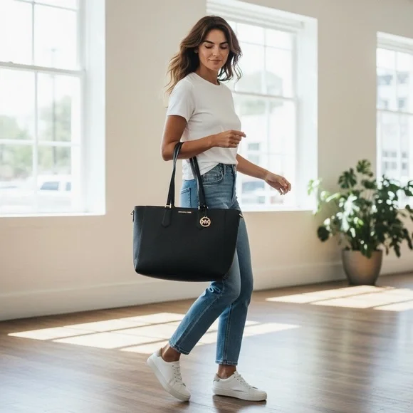 Michael Kors Midnight Blue Tote - Picture 2 of 15